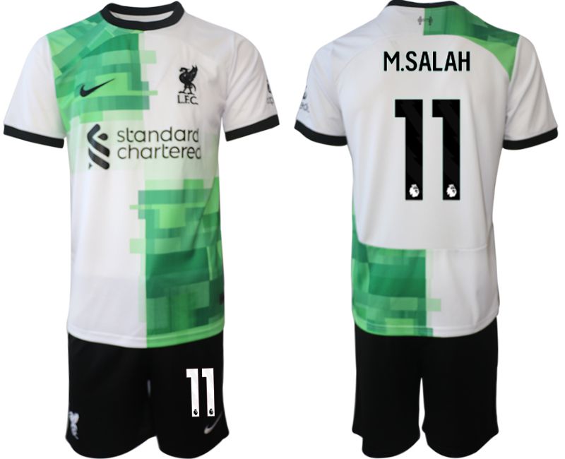 Men 2023-2024 Club Liverpool away white #11 Soccer Jersey->liverpool jersey->Soccer Club Jersey